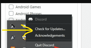Update Discord