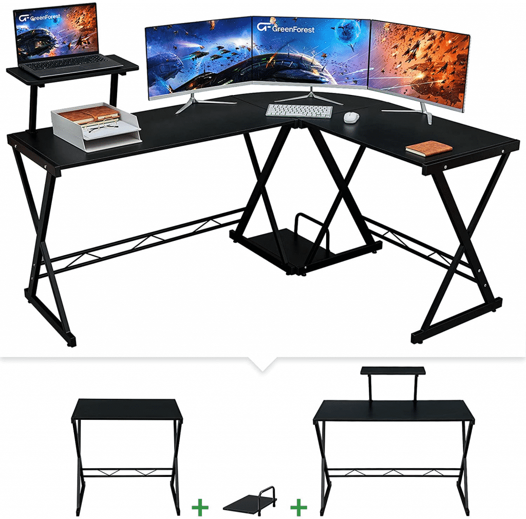 GreenForest L Shaped Desk