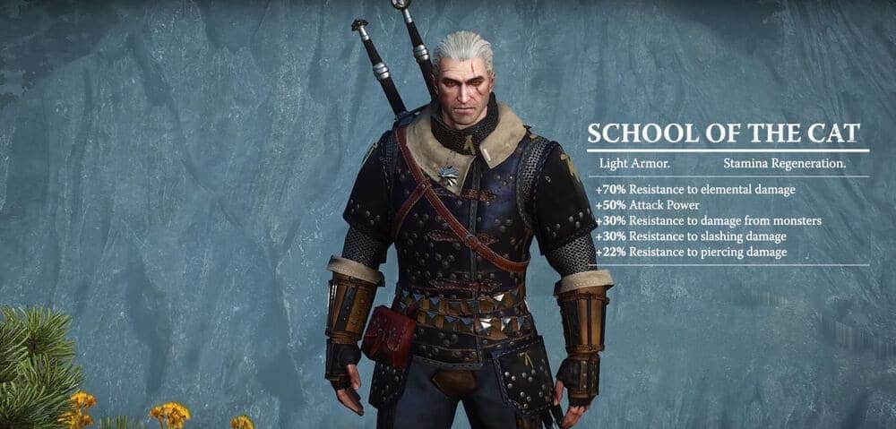 Witcher 3 Feline Armor