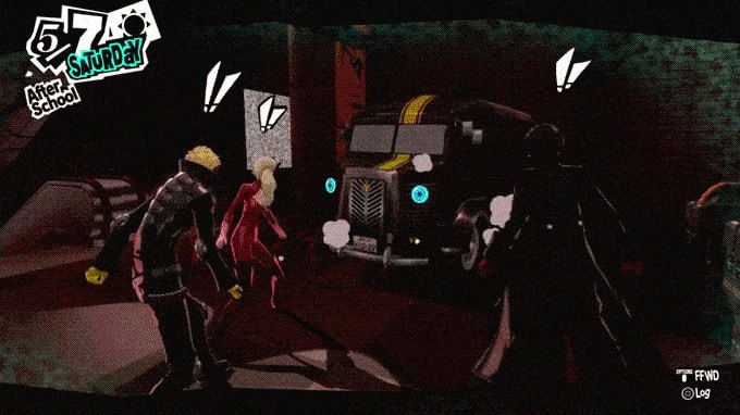 Morgana can transform into a car