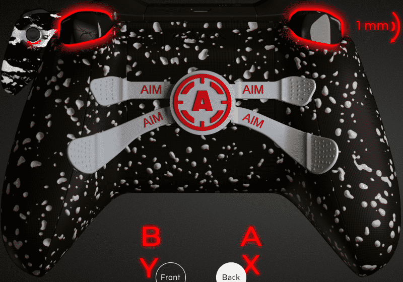 Aim Xbox Series X Controller with Customization Backside