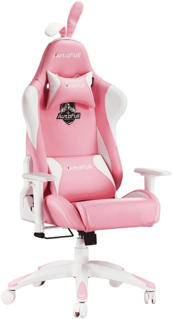 AutoFull Pink Gaming Chair