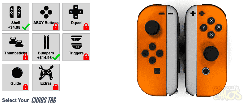 Switch Joy Parts and Colors