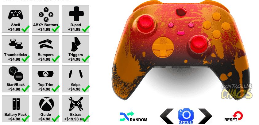 Xbox Series X Parts and Colors