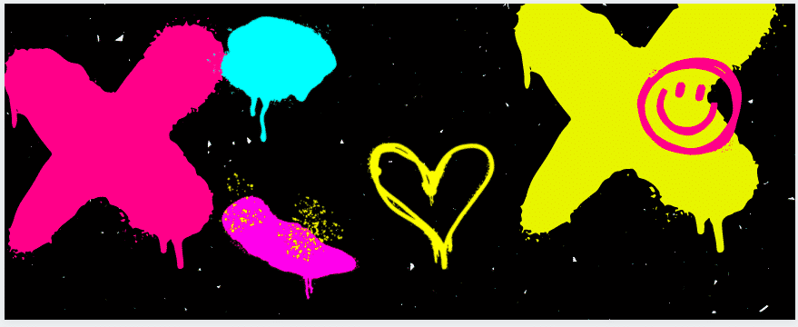 Add graffiti themed elements