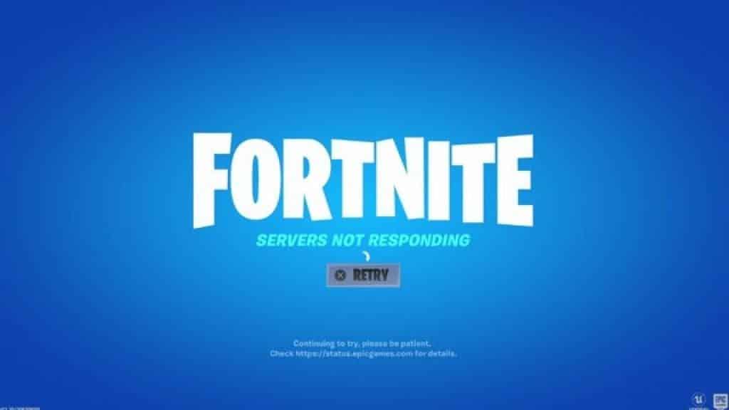 Fortnite service not responding