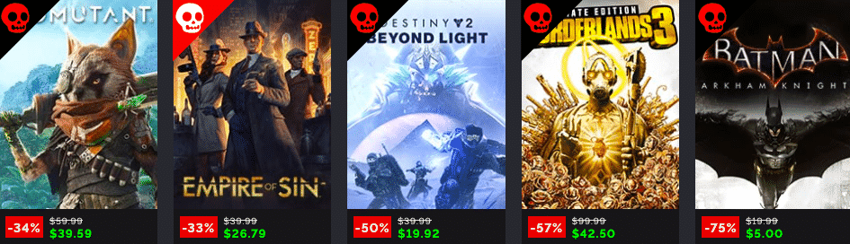 Halloween sale in GMG