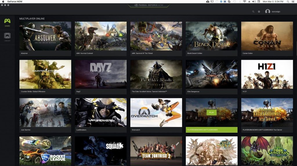 NVIDIA GeForce Now Multiplayer Online