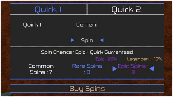 Quirk Spins