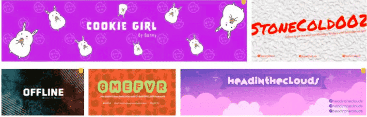 Twitch Banner in Adobe Spark