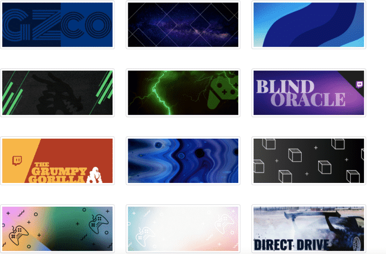 Twitch Banner in Snappa