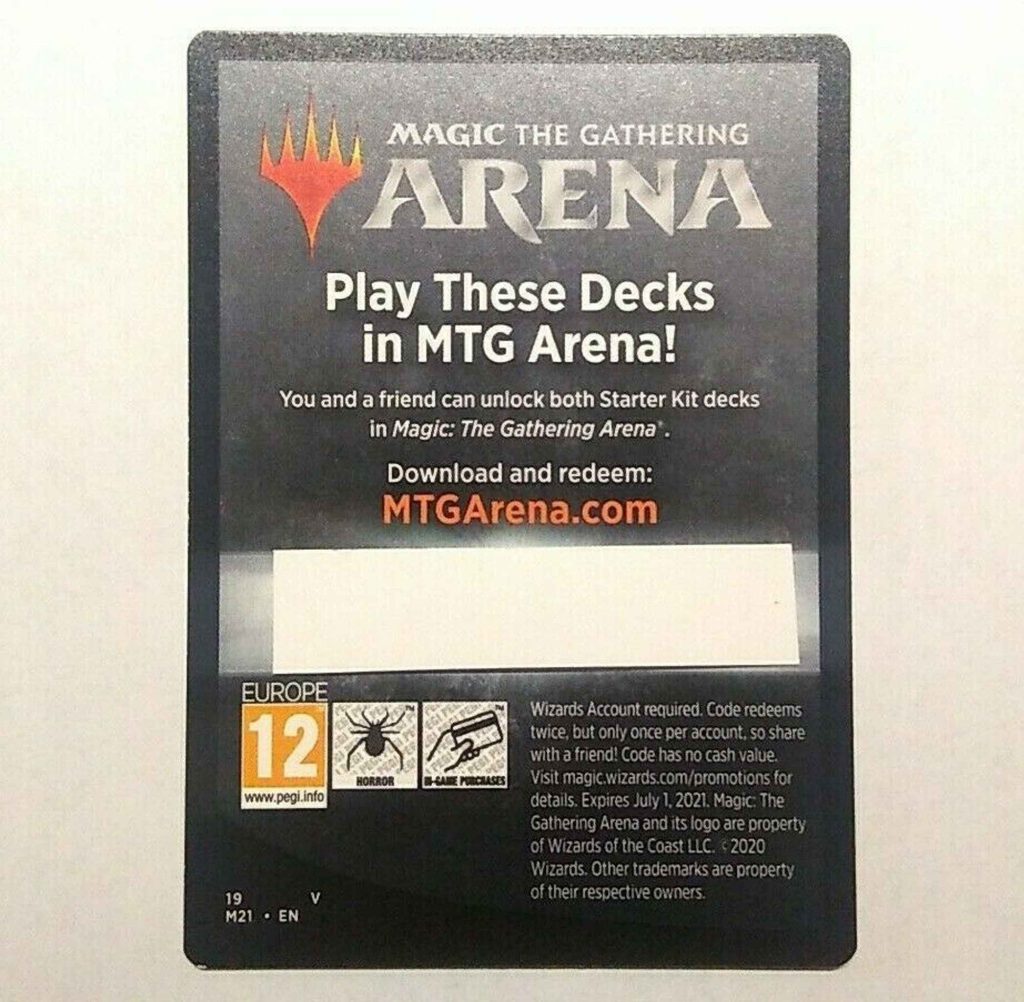mtg arena deck codes