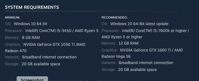Crysis remastered System Requirements