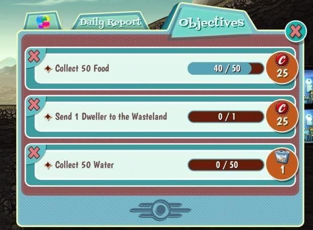 Do the Objectives in Fallout Shelter