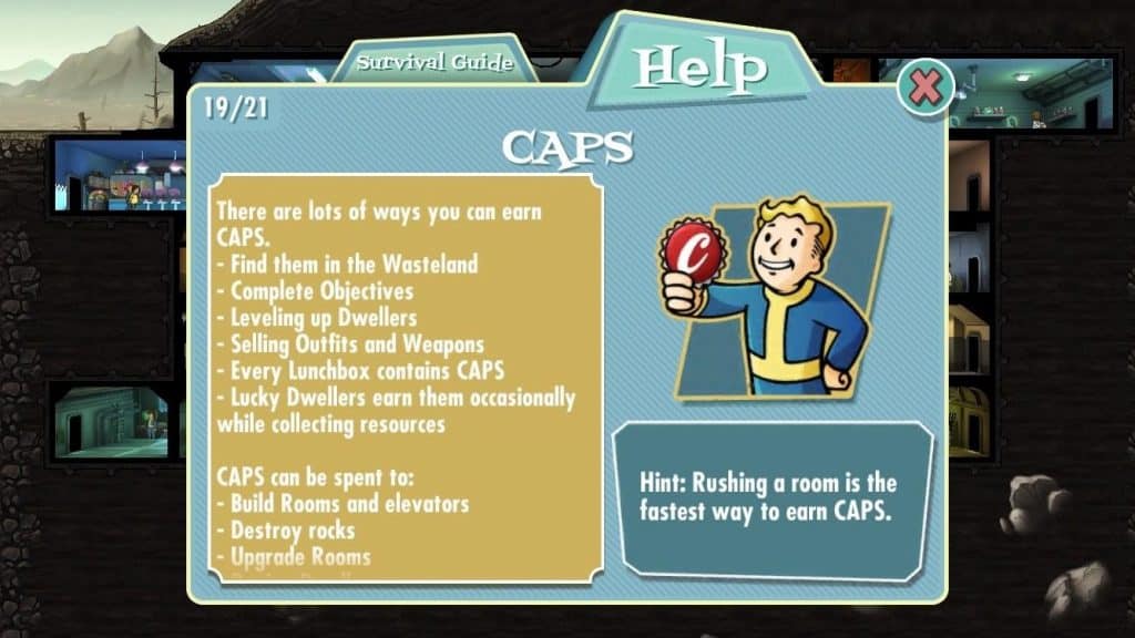 How to Make Caps in Fallout Shelter