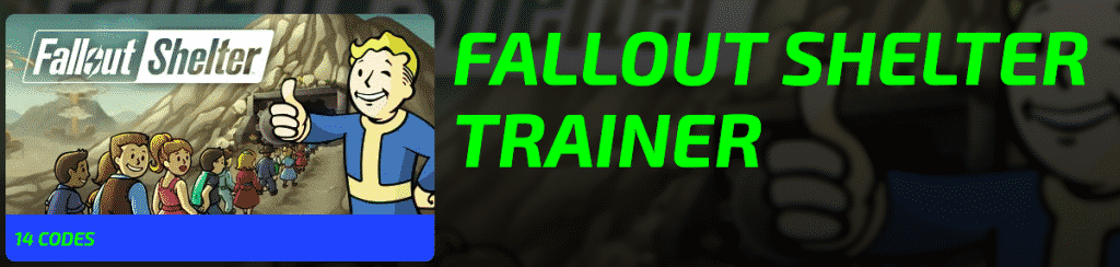 Install a Fallout Shelter cheat app