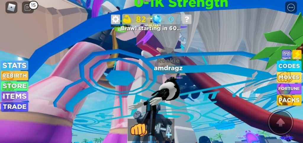 Roblox muscles weigh