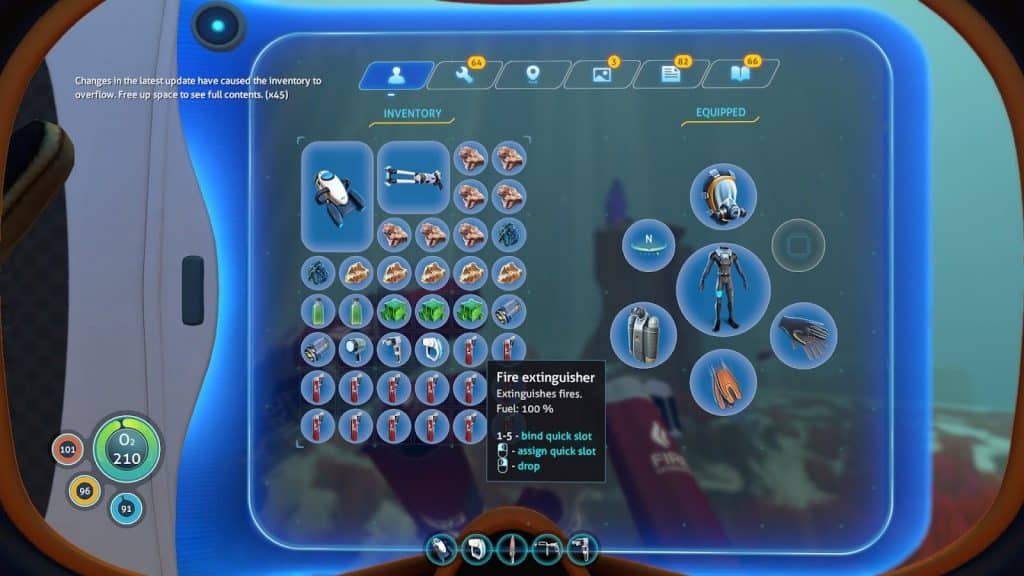 Subnautica Item and Inventory Cheats