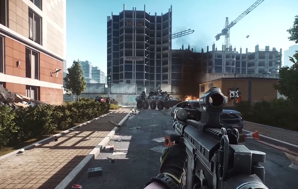 Tarkov's arsenal of weapons