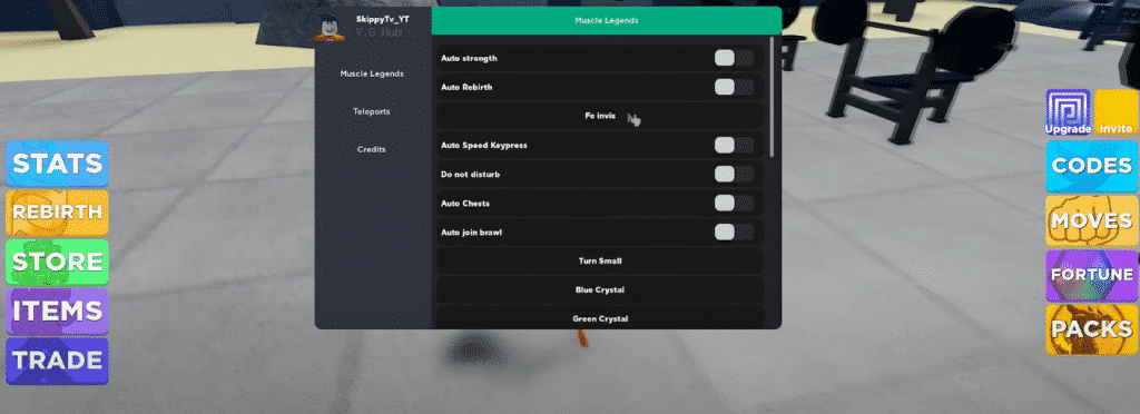 What do Muscle Legends Scripts Do