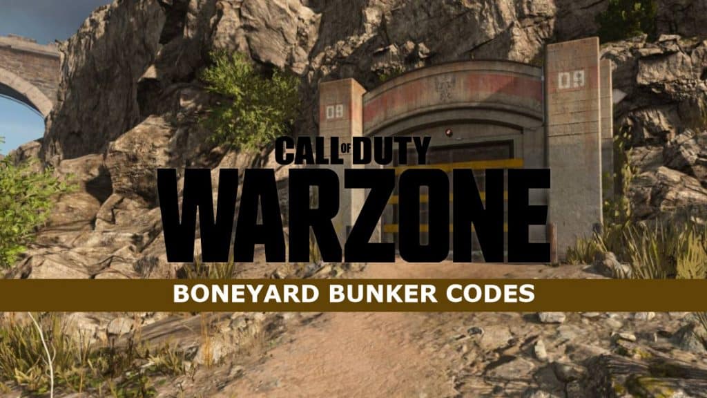 Boneyard Bunker Codes