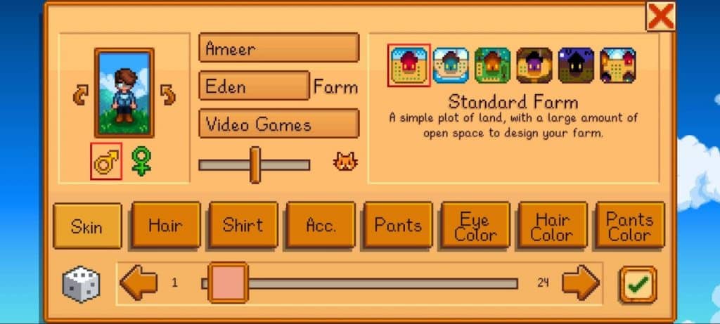 Choosing your Farm & Character Creation