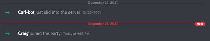 Craig is now a member of your server