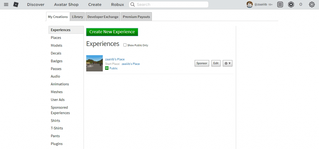 Create a Game Pass from Settings