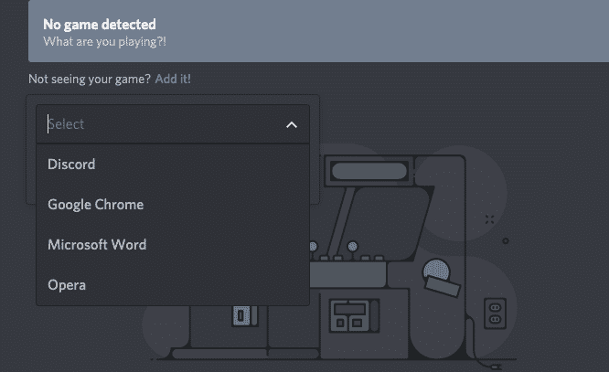 Find the game and add it to discord