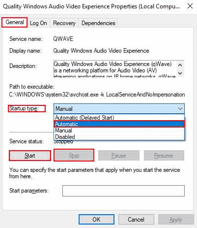 Quality Windows Audio Video Experience Properties