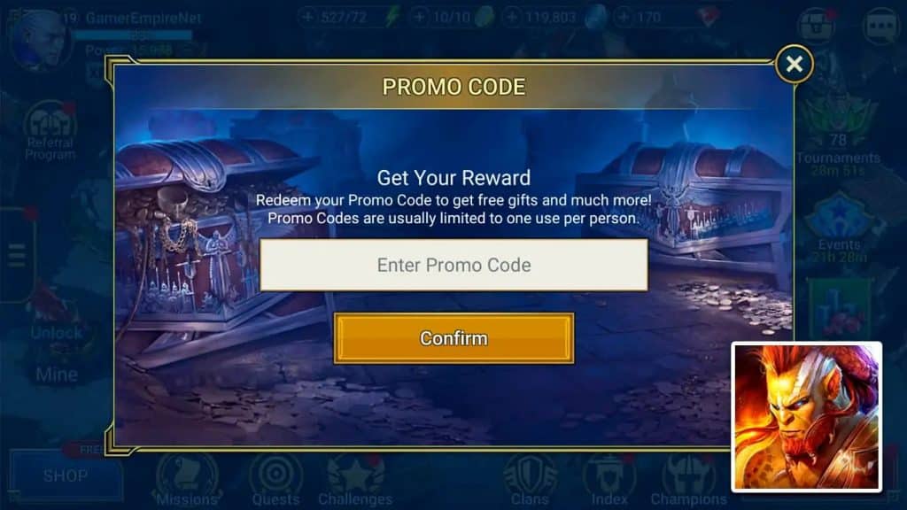 Redeem RAID Shadow Legends Promo Codes