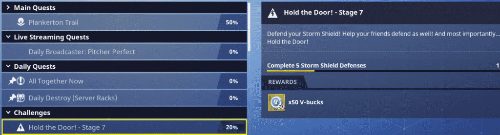 Side Quests in Fortnite