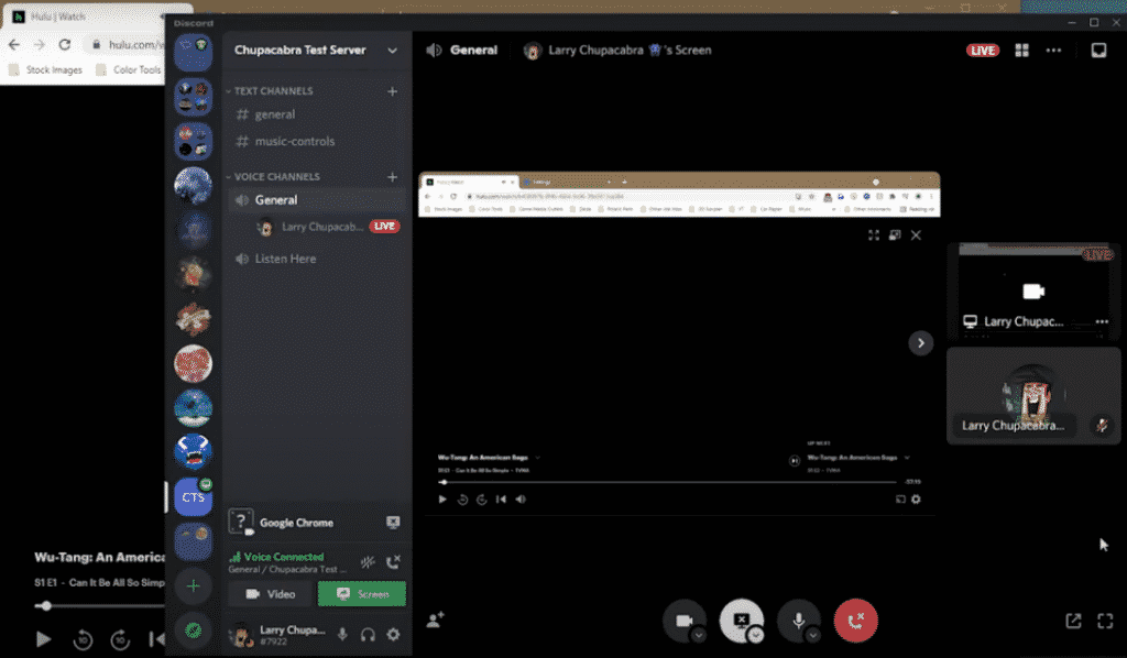 black screen at hulu