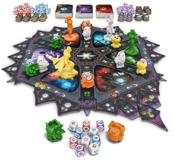 interlocking pieces to build the lab with