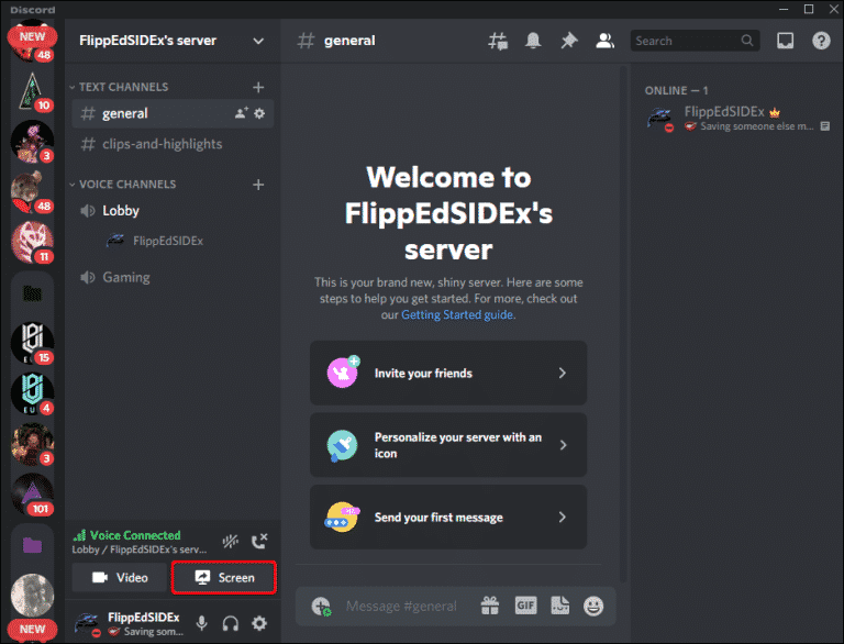 switch to a voice channel at discord