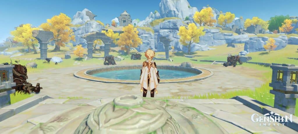 3 Ruin Guards around the ruins