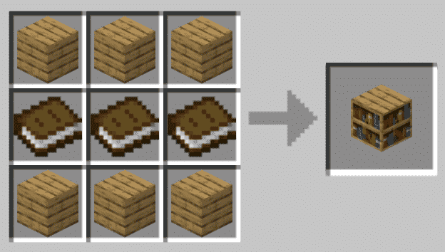 6x Planks and 3x Book