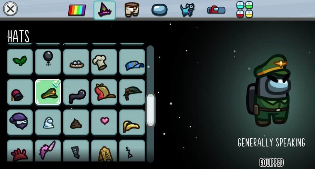 Among Us Character Customization