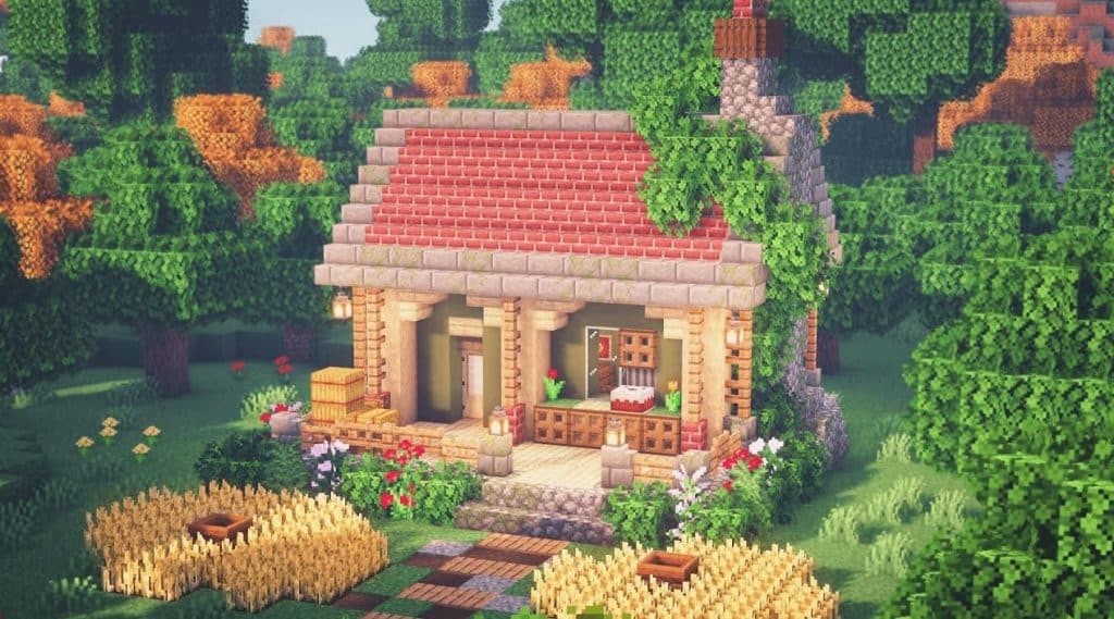 Brick Cottage Minecraft