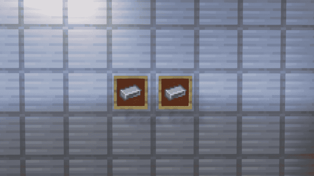 Collect 4x Iron Ingot and 3x Block of Iron