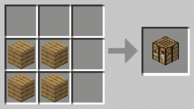 Craft 1x Crafting Table