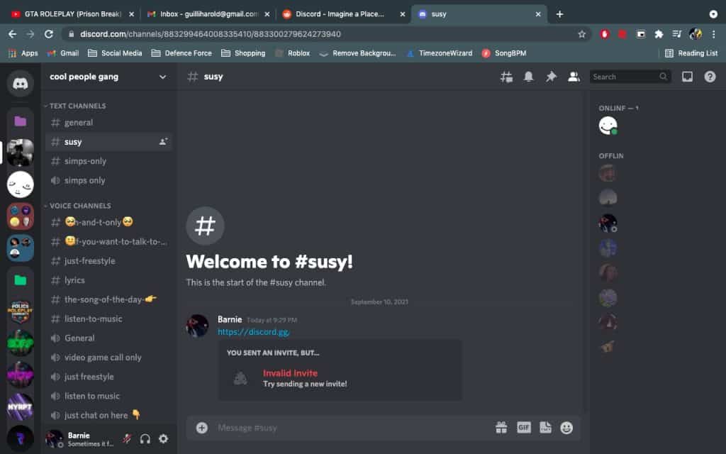 Discord desktop app