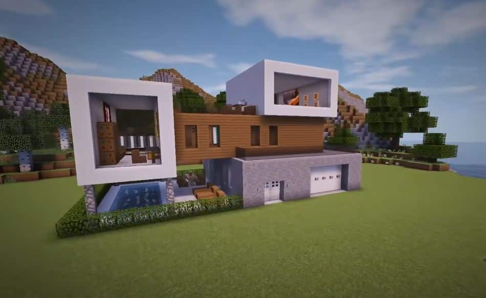 Easy To Build Modern Mansion
