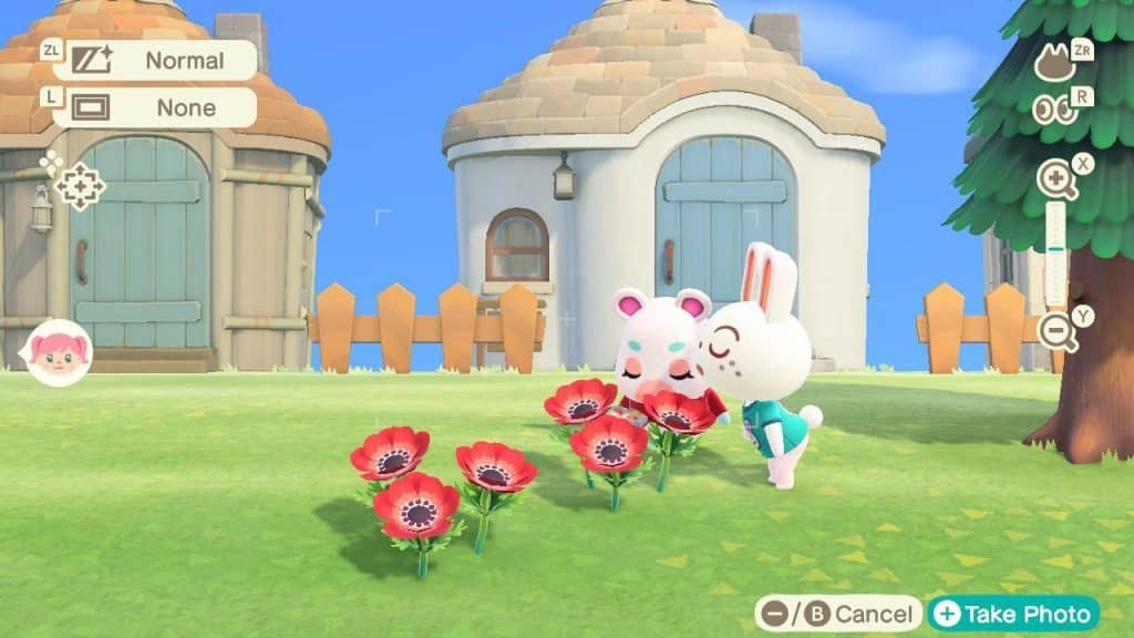 Friendly Peppy villagers in Animal Crossing