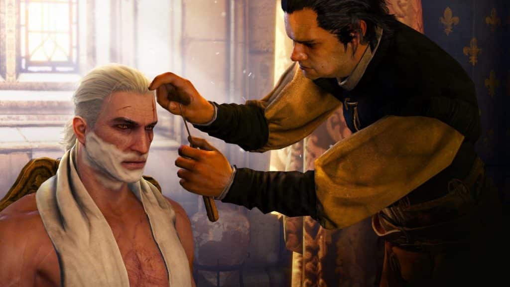 Geralt Beard/Hairstyle Set