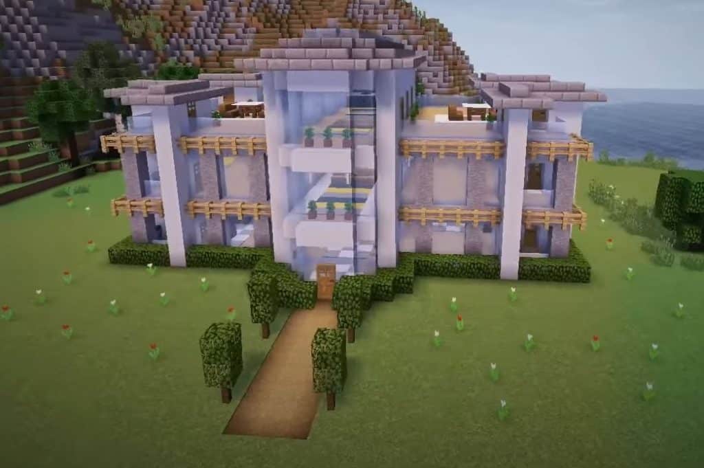 Huge Modern Glass Mansion