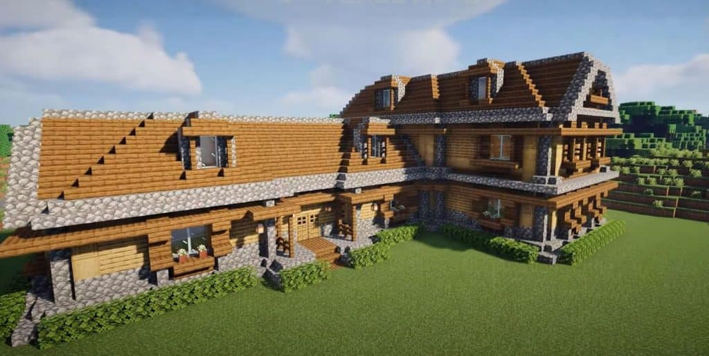 Huge Wooden Mansion