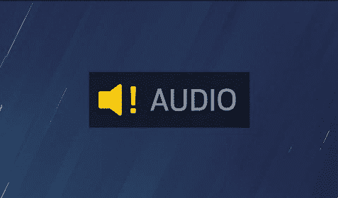 Icon for audio-related issues