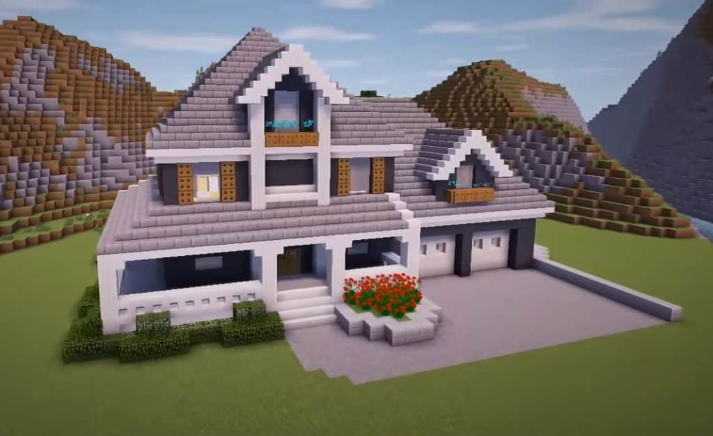 Large Suburban Mansion House