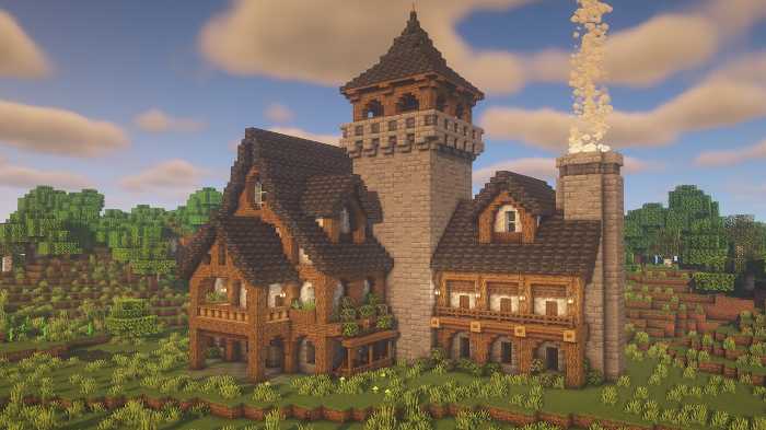 Medieval Mansion Minecraft Home